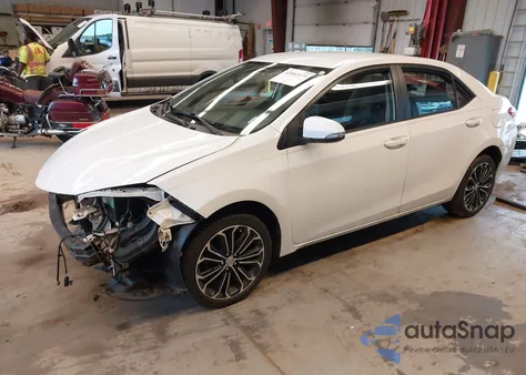 2014 Toyota Corolla S Plus из США, поврежденный, VIN 2T1BURHE3EC129803